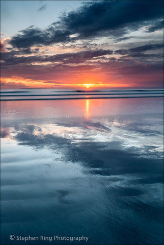 00677 - Westward Ho! Beach Sunset